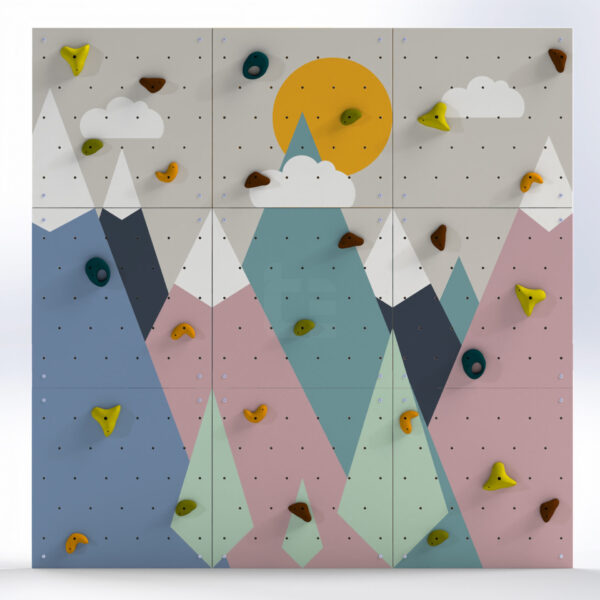 Kletterwand für Kinder - LEZÚŇ / Bunte Berge