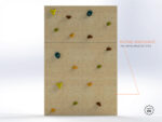 Kletterwand für Kinder – LEZÚŇ / Unlackiert – Bild 2