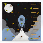 Kletterwand für Kinder LEZÚŇ / Blaue Rakete