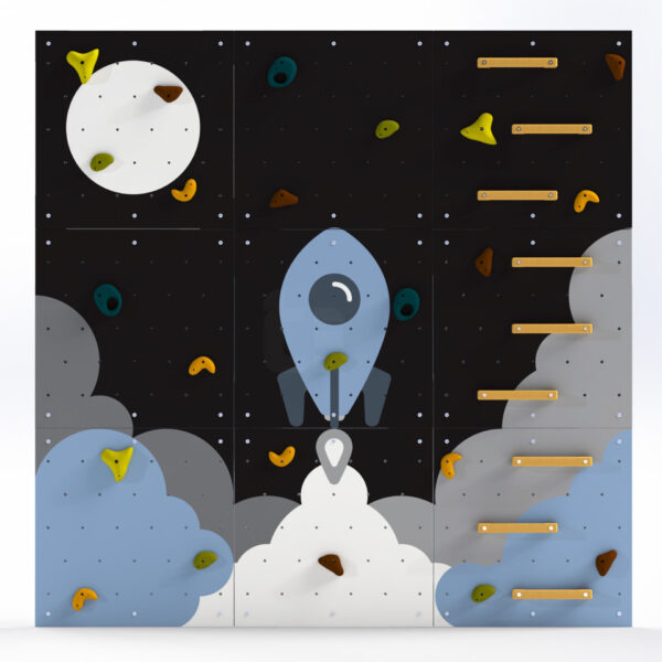 Kletterwand für Kinder LEZÚŇ / Blaue Rakete