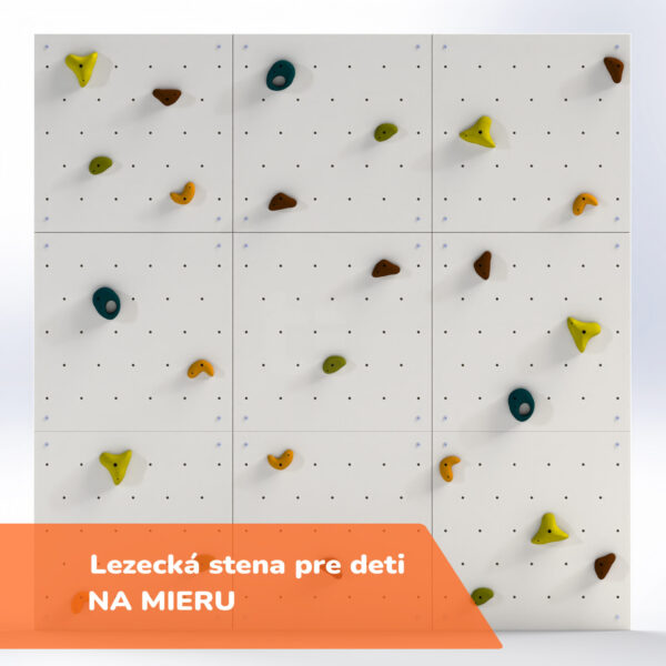 Maßgefertigte Kletterwand für Kinder, 65 cm x 65 cm - LEZÚŇ